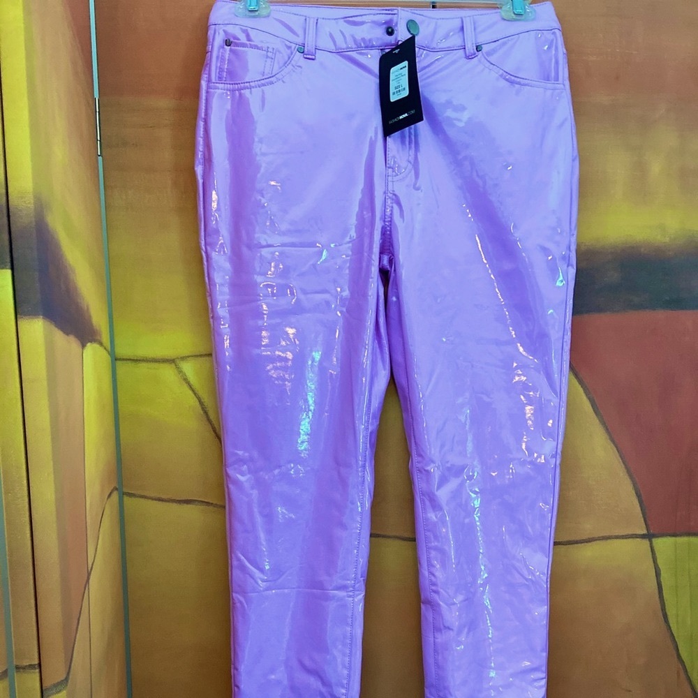 Vinyl Pants - Lilac